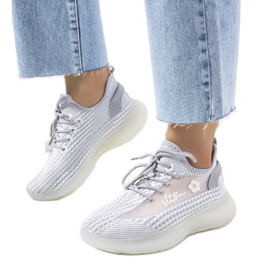 Baskets sport femme grises Molema