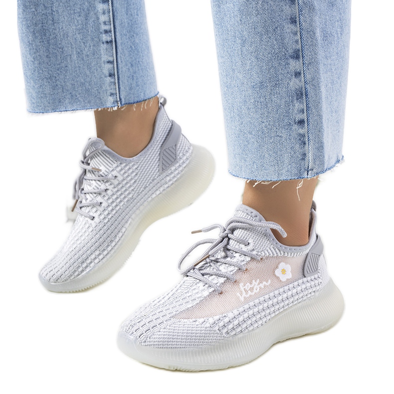 Baskets sport femme grises Molema