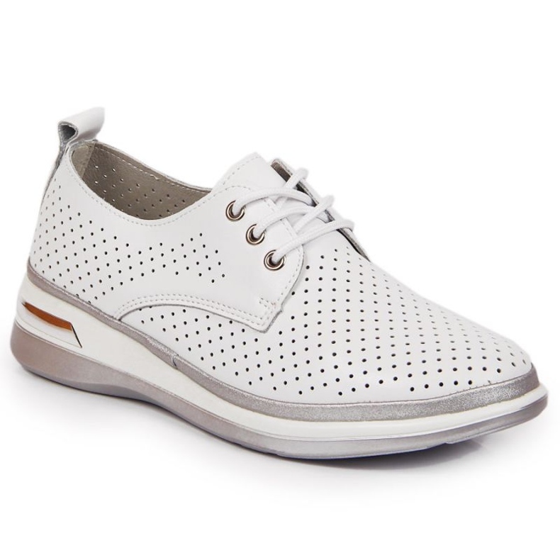 Chaussures cuir ajouré T.Sokolski W SCA154 blanc blanche Chaussures cuir ajouré T.Sokolski W SCA154 blanc blanche