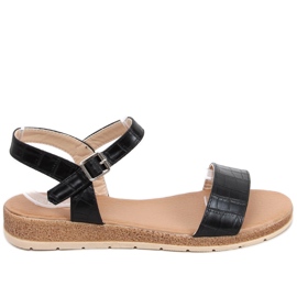 Sandales femme Mervat Noir