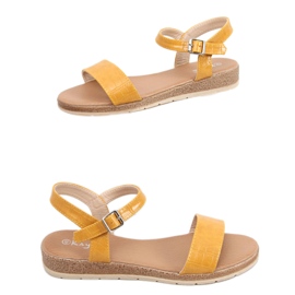 Sandales femme Mervat Jaune