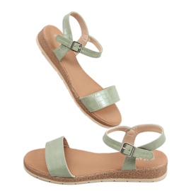 Sandales femme Mervat Vert
