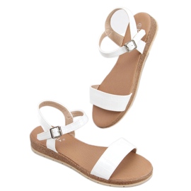 Sandales femme Mervat Blanc