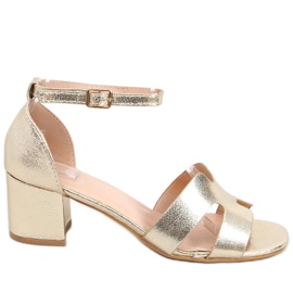 Sandales à talons Nabila Gold doré