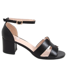 Nabila Sandales noires à talons