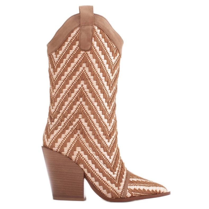 Marco Shoes Santiags marron-beige brun