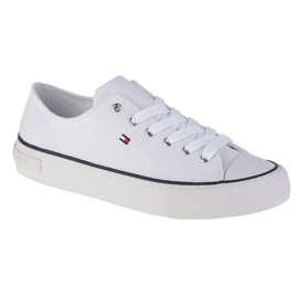 Baskets basses à lacets Tommy Hilfiger W T3A4-32118-0890100 blanc