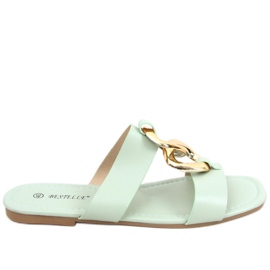 Chaussons avec chaîne Saud Green vert