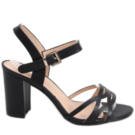 Rania Sandales à talons hauts noires