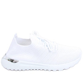 Chaussettes Bello White chaussures de sport blanc