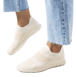 Baskets de sport beiges Santen