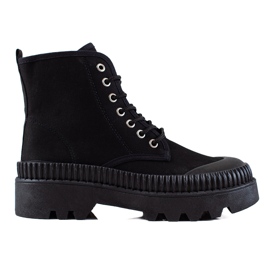 Melisa Baskets à la mode sur la plate-forme noir