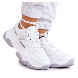 Baskets Femme Chaussures de Sport Big Star JJ274579 Blanc