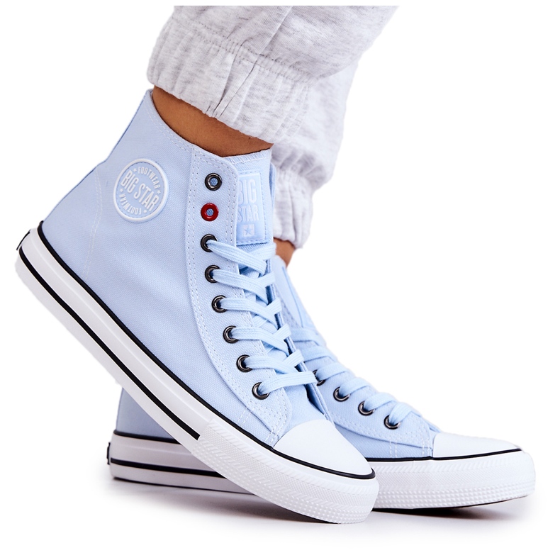 Baskets Montantes Femme Big Star JJ274209 Bleu