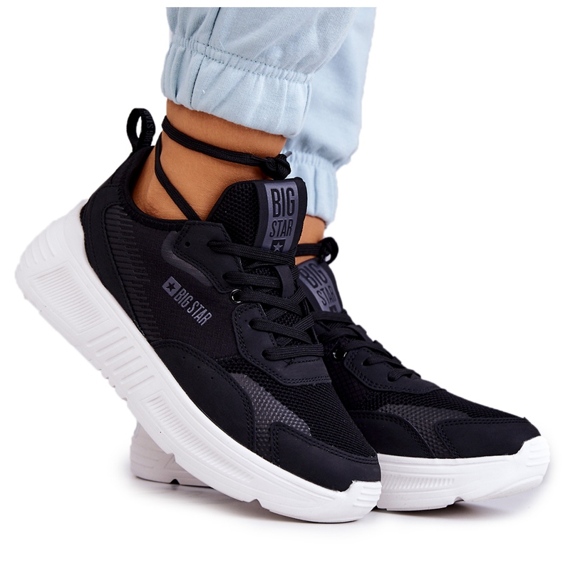 Baskets à la mode Chaussures de sport Big Star JJ274598 Noir le noir