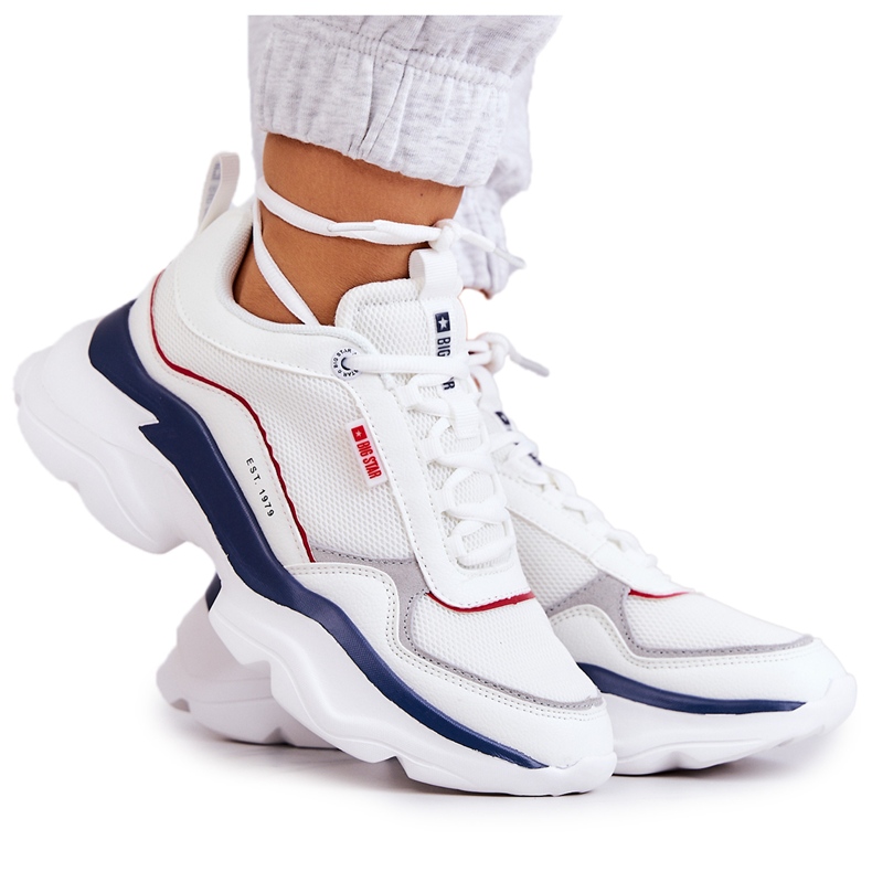 Chaussures de sport femme Big Star JJ274A116 Blanc blanche