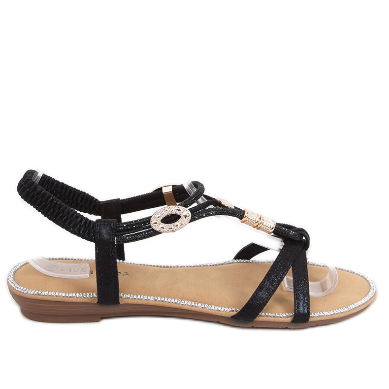 Sandales femme Clevon Noir le noir