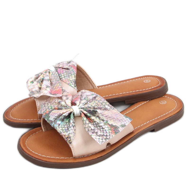 Chaussons Vors Rose femme multicolore Chaussons Vors Rose femme multicolore