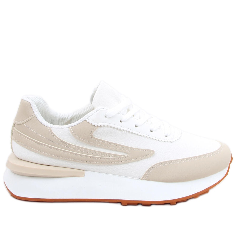 Chaussures de sport femme Naila Beige blanche Chaussures de sport femme Naila Beige blanche