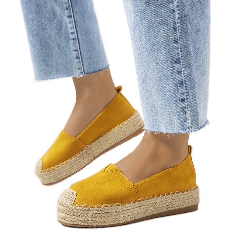 Espadrilles femme Rhianne moutarde jaune