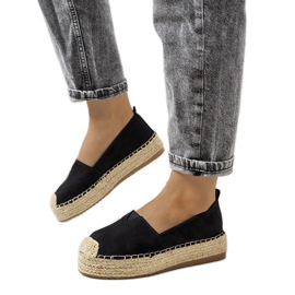 Espadrilles noires pour femmes de Rhianne le noir