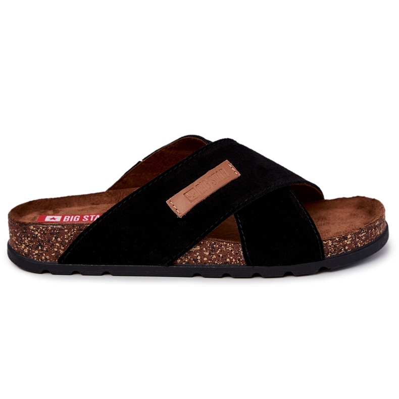 Chaussons Confortables Homme Big Star JJ176005 Noir le noir