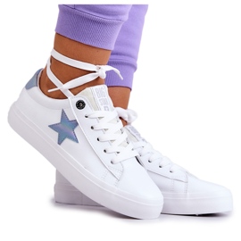 Baskets Cuir Star Big Star JJ274240 Blanc