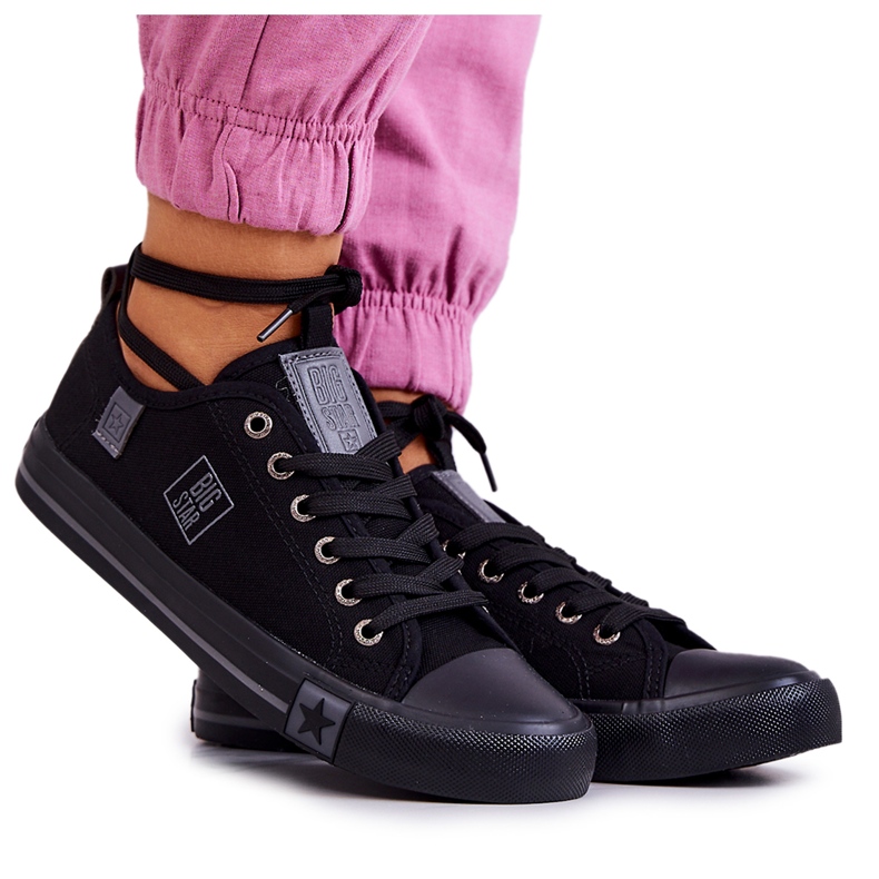 Baskets Basses Classiques Big Star JJ274257 Noir le noir Baskets Basses Classiques Big Star JJ274257 Noir le noir