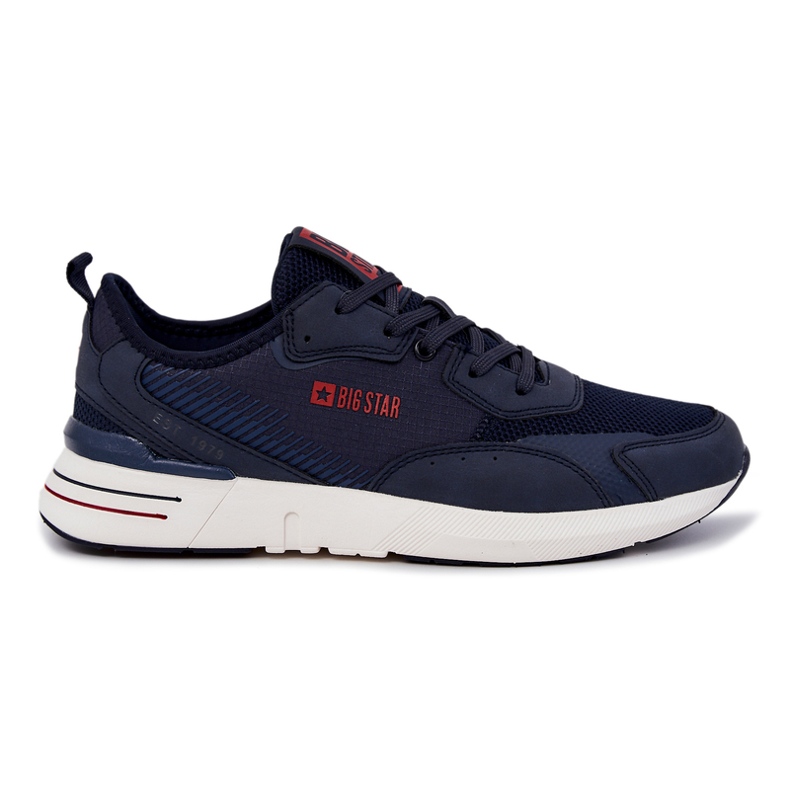 Chaussures de sport homme Memory Foam Big Star JJ174293 Bleu marine