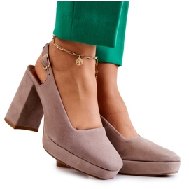 Escarpins Daim Maciejka 05441-10 Beige