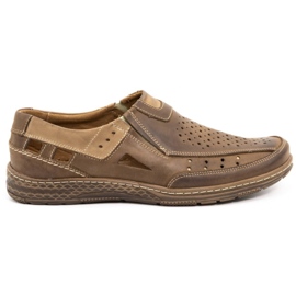 Olivier Mocassins cuir marron 893MP pour homme brun Olivier Mocassins cuir marron 893MP pour homme brun