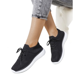 Baskets de sport noires Michael's