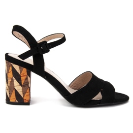 Filippo DS775 / 19 Bk Sandales noires le noir