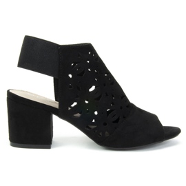 Filippo DS771 / 19 Bk Sandales noires le noir