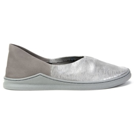 Chaussures Filippo 04078-13 / 00-0 Gris Argent plus Rayures multicolore