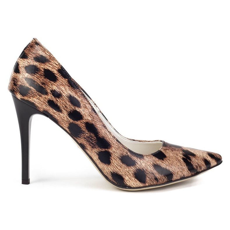 Filippo 2160 escarpins panthère beige brun multicolore