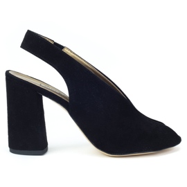 Filippo 1448 Sandales en Daim Noir le noir