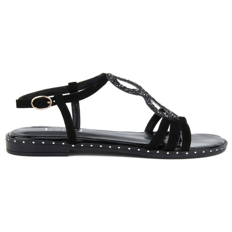 Sandales Filippo 1453N daim noir le noir