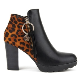 Bottes Filippo DBT1007/19 Bk Br Noir Marron brun
