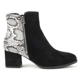 Bottes Filippo DBT977/19 Bk Gr Noir Gris