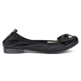 Filippo 477 Ballerines Grain Noir le noir