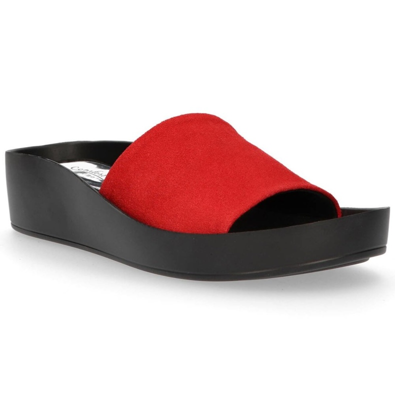 Babouches en cuir Filippo DK1220/20 Rd rouge