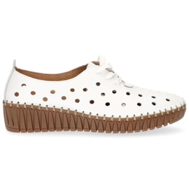 Chaussures en cuir Filippo DP1230 / 20 Wh blanc
