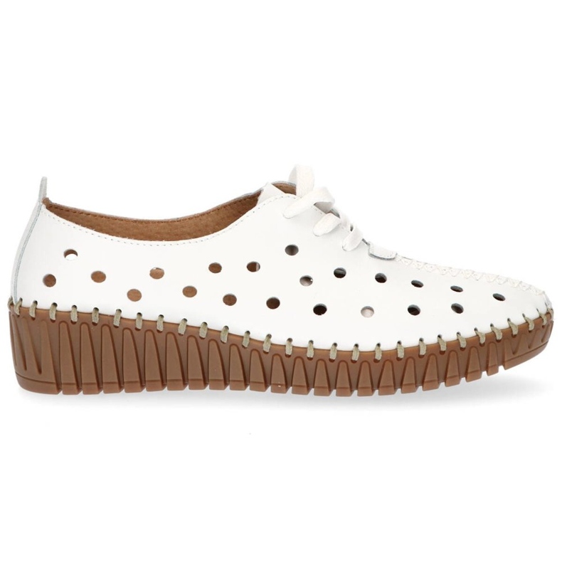 Chaussures en cuir Filippo DP1230 / 20 Wh blanc blanche