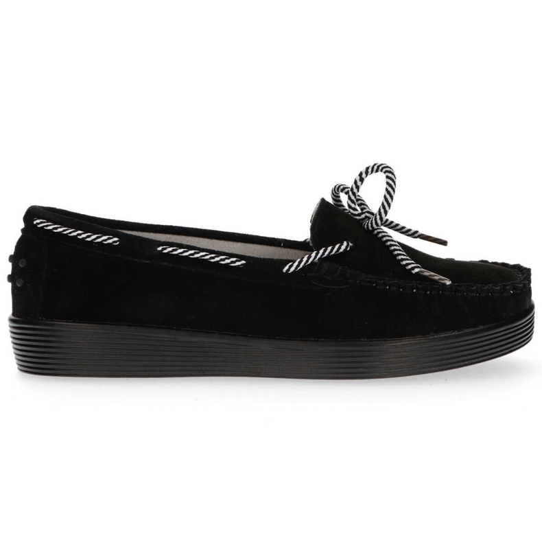 Chaussures en cuir Filippo DP1200 / 20 Bk noir le noir
