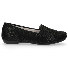 Mocassins en cuir Filippo DP005 / 20 Bk noir