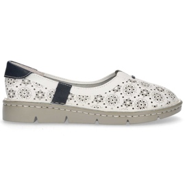 Chaussures en cuir Filippo DP1339 / 20 Wh blanc blanche