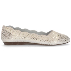 Ballerines en cuir Filippo DP1336/20 Go doré d'or jaune