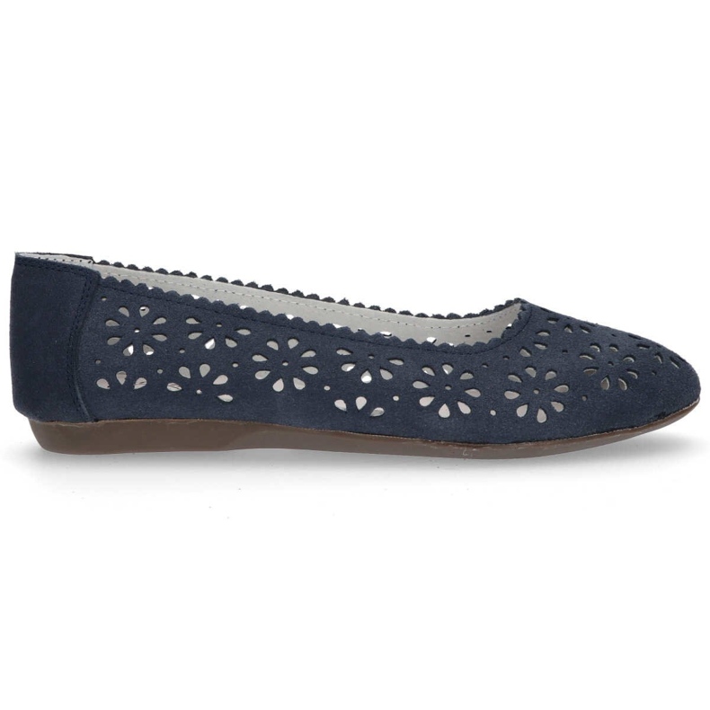 Chaussures en cuir Filippo DP680/20 Nv bleu marine