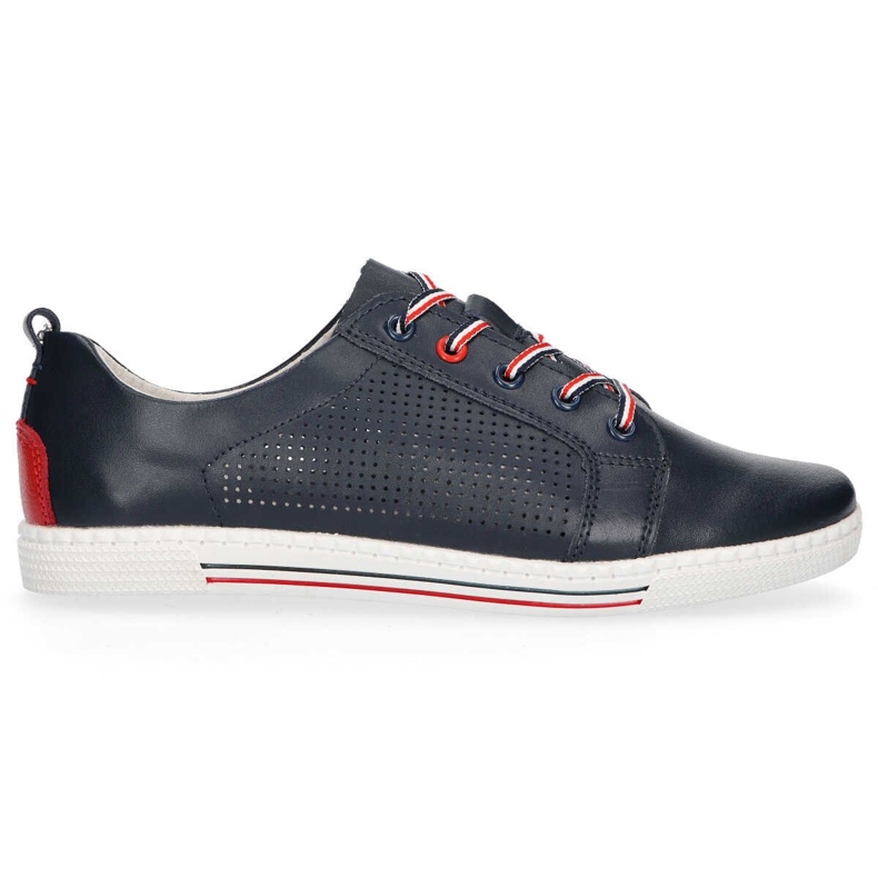 Chaussures en cuir Filippo DP008/20 Nv bleu marine